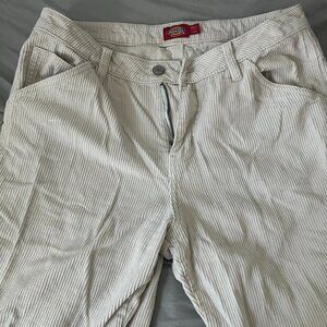 Dickies corduroy, wide leg, carpenter pants size 7